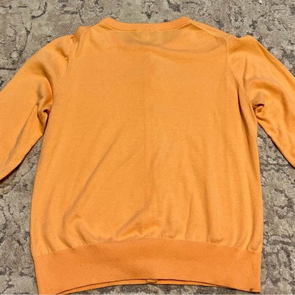 J.Crew light orange “The Clare Cardigan” - Picture 2 of 2